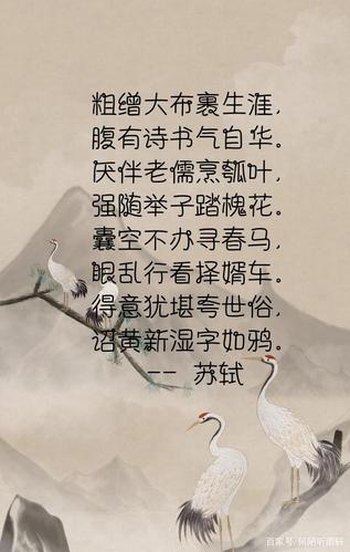苏轼写过哪些诗句